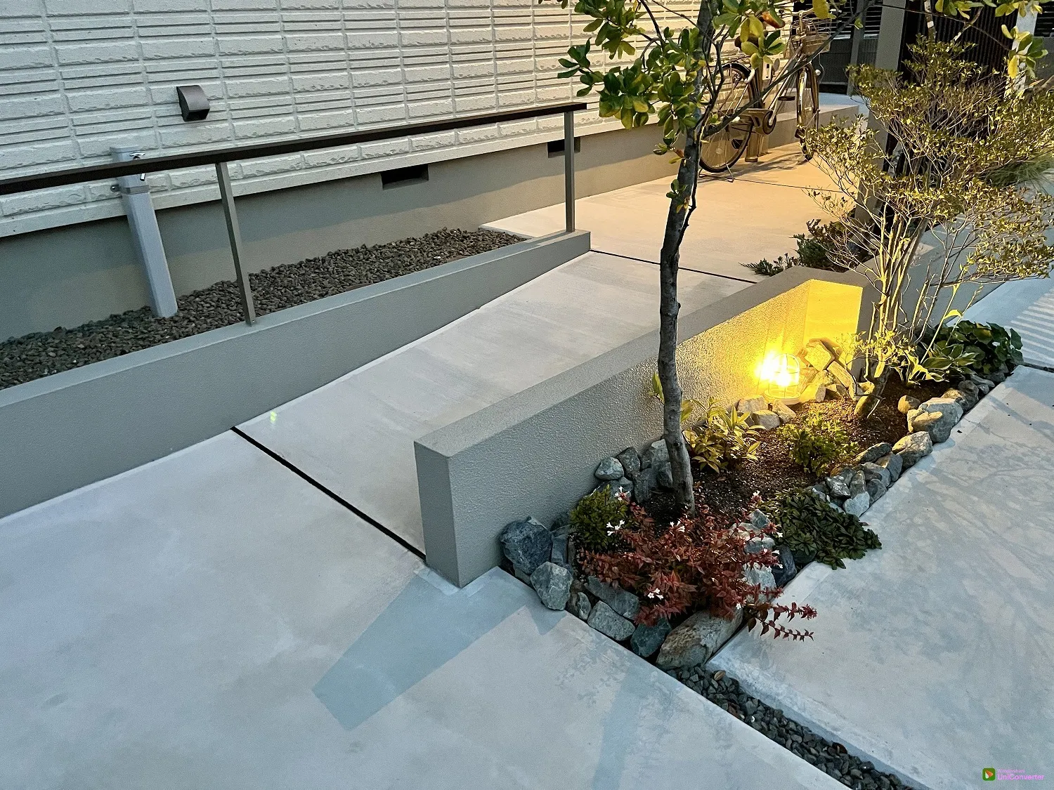 スロープの景色