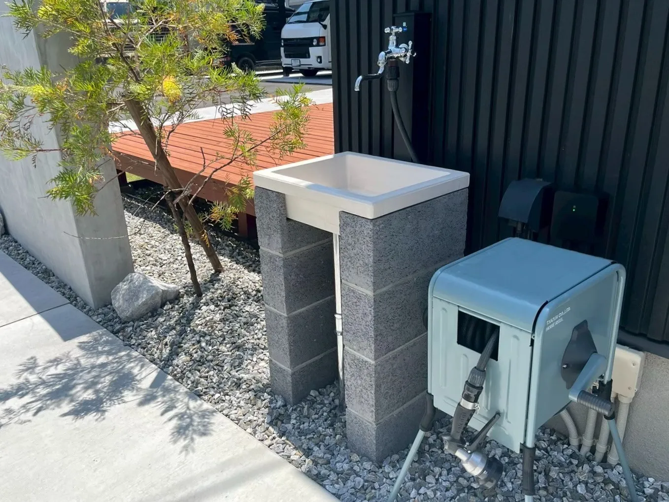 使い勝手の良い、ガーデンシンクを完備