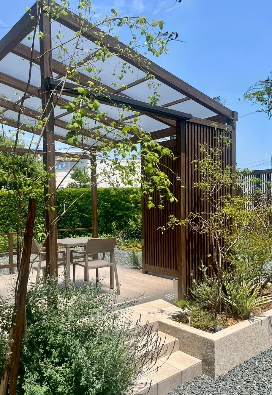 心地よいガーデンテラス